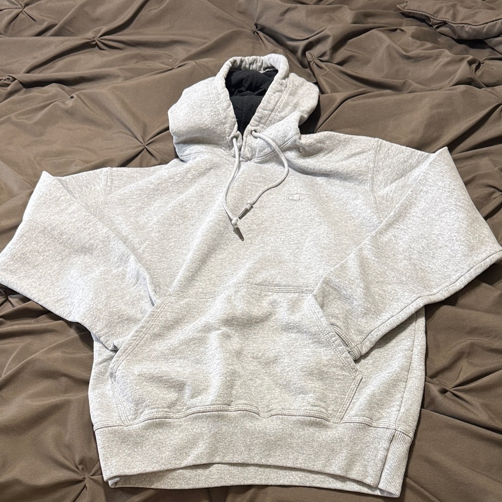 Gray Men's Champion Hoodie